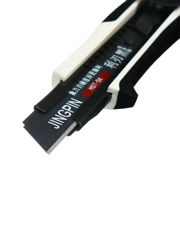 Нож канцелярский 18 мм корпус, чёрное лезвие, МИКС