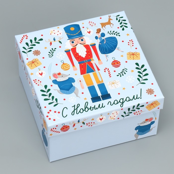 Набор подарочных коробок 10 в 1 «Щелкунчик», 10 х 10 х 6 – 28 х 28 х 15 см, Новый год Набор подарочных коробок 10 в 1 «Щелкунчик», 10 х 10 х 6 – 28 х 28 х 15 см, Новый год