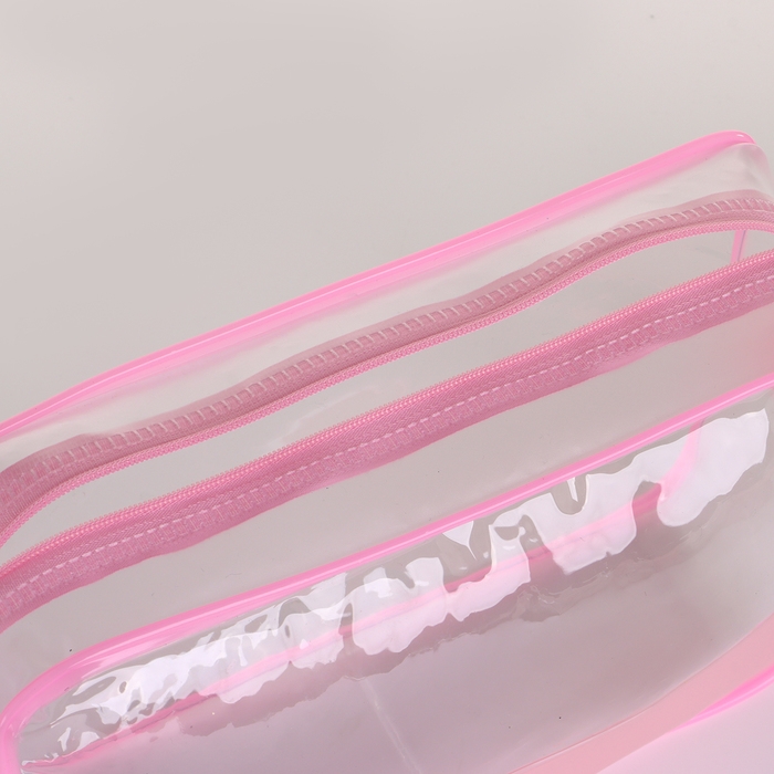 Косметичка на молнии, цвет розовый Косметичка на молнии, цвет розовый