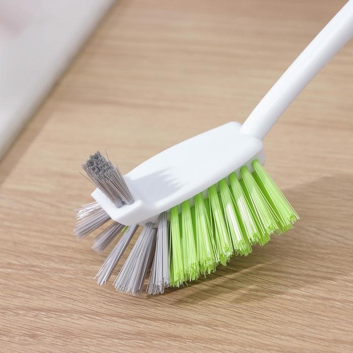 Щётка для посуды Доляна Green day, двойная, 29 см Щётка для посуды Доляна Green day, двойная, 29 см