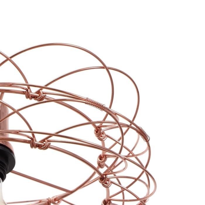 Светильник BayerLux 1671/1 E27 40Вт медь 28х28х30-130 см