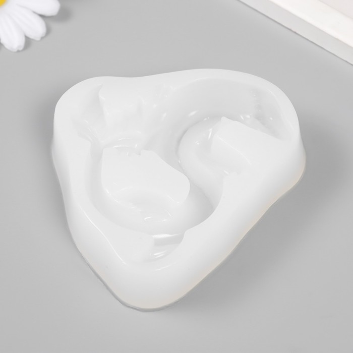 Молд силикон Молд силикон "Дракон извивающийся" 10х9,5 см