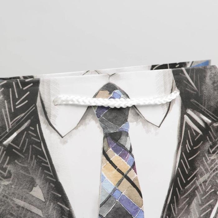 Пакет подарочный ламинированный, упаковка, «Самому лучшему», ML 21 х 25 х 8 см Пакет подарочный ламинированный, упаковка, «Самому лучшему», ML 21 х 25 х 8 см