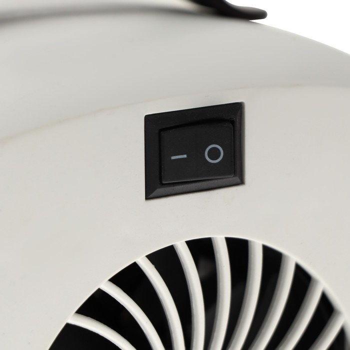 Мини тепловентилятор настольный LTO-01, 500Вт, 4м2, от сети, белый Мини тепловентилятор настольный LTO-01, 500Вт, 4м2, от сети, белый