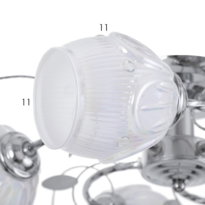 Люстра Люстра "Гасси" 5х40Вт Е27 Хром МОДЕЛЬ: 2595287