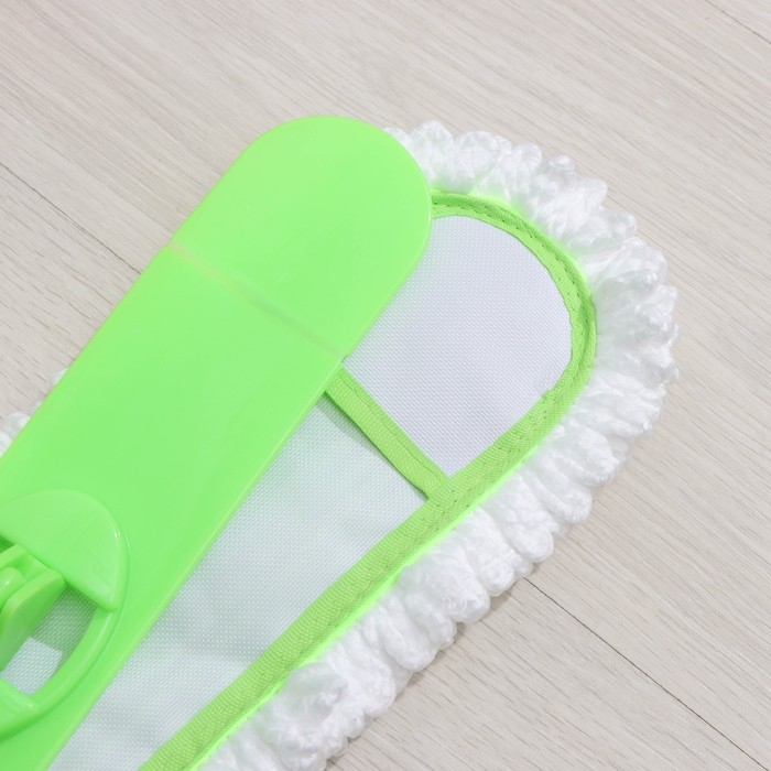 Швабра для мытья пола Доляна, микрофибра 38×8 см, гибкие края, телескопическая ручка 80(120) см Швабра для мытья пола Доляна, микрофибра 38×8 см, гибкие края, телескопическая ручка 80(120) см