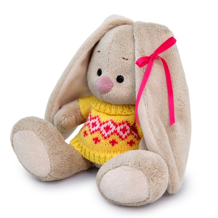 Мягкая игрушка «Зайка Ми в жилете с орнаментом», 15 см Мягкая игрушка «Зайка Ми в жилете с орнаментом», 15 см