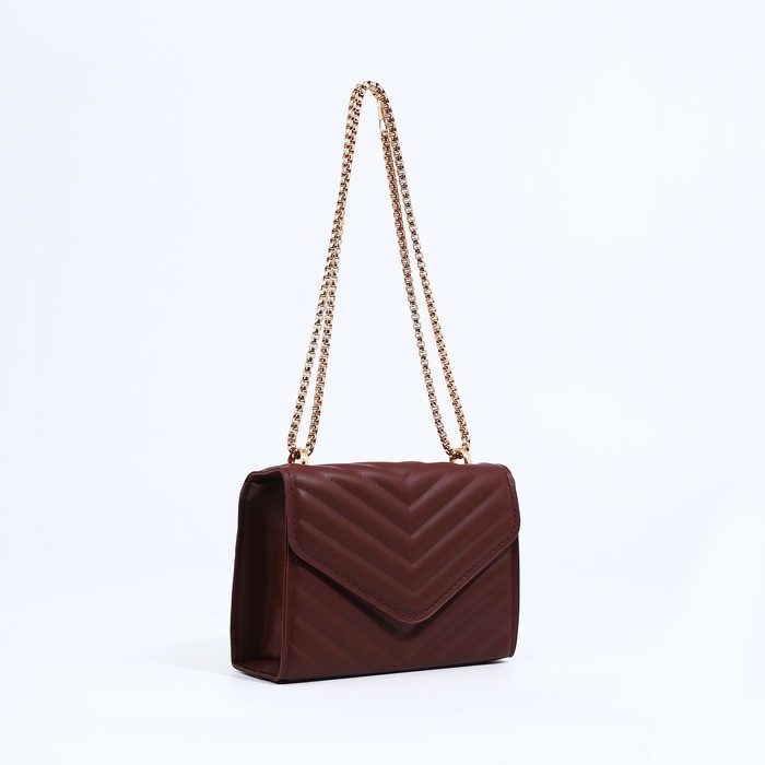 Сумка-мессенджер на магните, цвет коричневый Сумка-мессенджер на магните, цвет коричневый