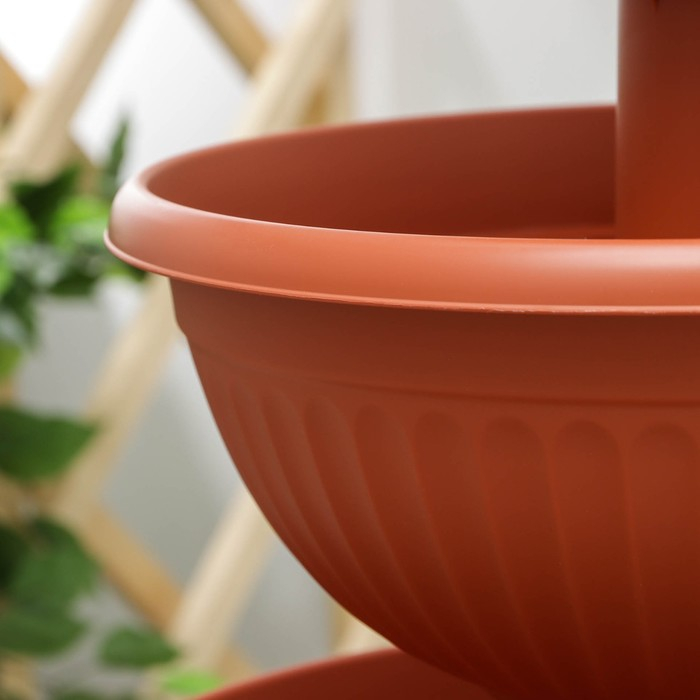 Каскад для цветов «Ливия», цвет терракотовый Каскад для цветов «Ливия», цвет терракотовый