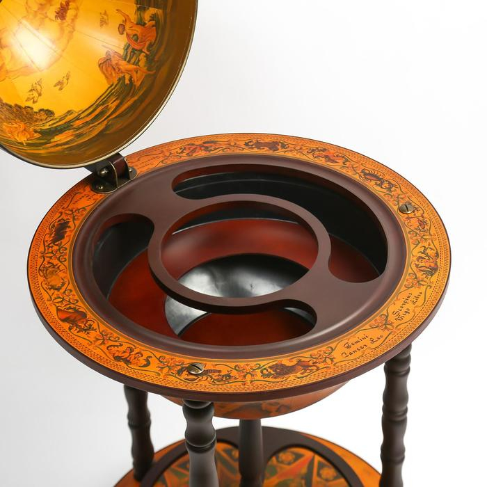 Глобус-бар декоративный, напольный, малый 56х49х33 см Глобус-бар декоративный, напольный, малый 56х49х33 см