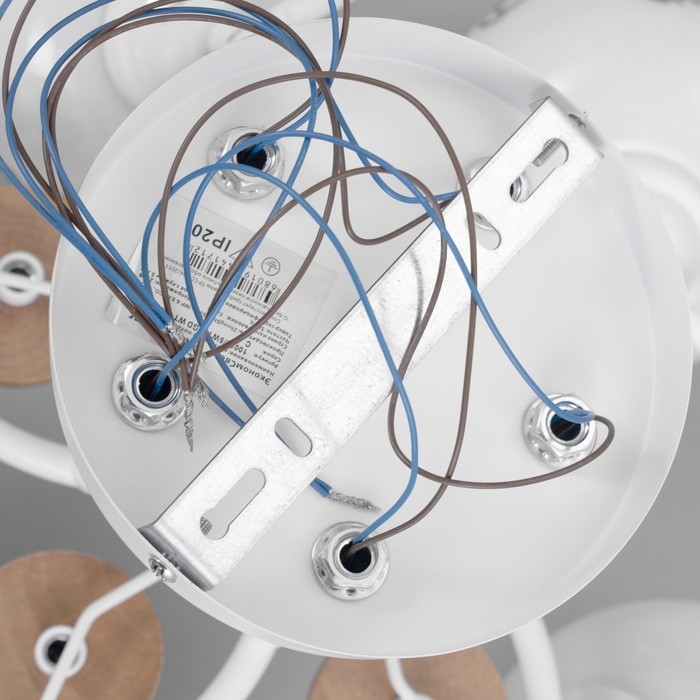 Люстра Люстра "Габриэль" 5х60Вт Е27 Белый 46х46х28см