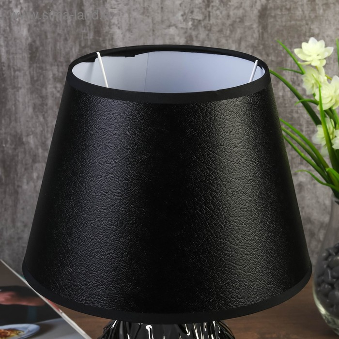 Лампа настольная 7555099TL/1 E14 40Вт серебро 22х22х32 см RISALUX