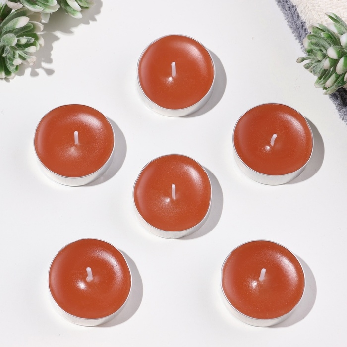 Свечи чайные ароматизированные Свечи чайные ароматизированные "Капучино" в подарочных коробках, 18 шт