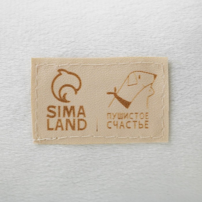 Лежанка с рыбкой, 45х35х11 см, молочная Лежанка с рыбкой, 45х35х11 см, молочная