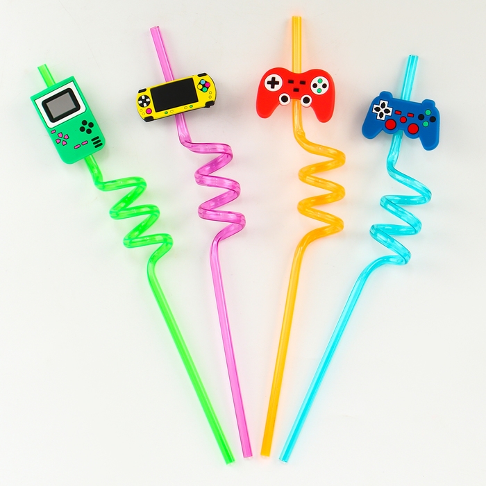 Трубочки для коктейля «Игра», набор 4 шт. Трубочки для коктейля «Игра», набор 4 шт.