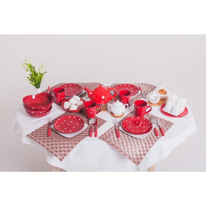 Тарелка квадратная фарфоровая «Бельё», 19×19 см Тарелка квадратная фарфоровая «Бельё», 19×19 см