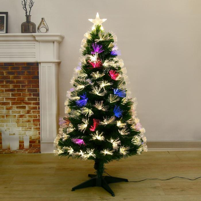 Ёлка фиброоптическая пучок 120 см, d нижнего яруса 65 см, 125 веток Ёлка фиброоптическая пучок 120 см, d нижнего яруса 65 см, 125 веток