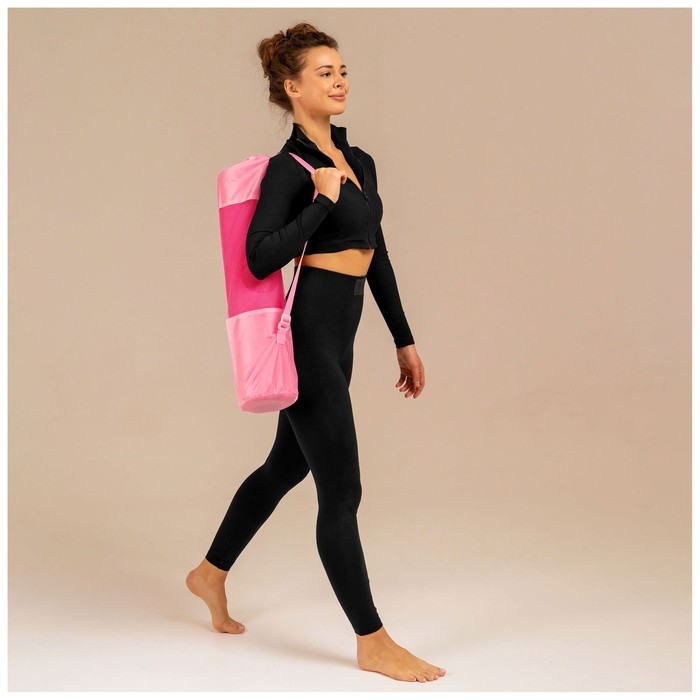 Чехол для йога-коврика Sangh Sun, цвет розовый Чехол для йога-коврика Sangh Sun, цвет розовый