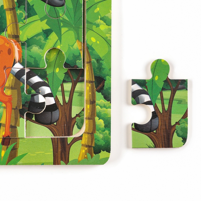 Пазл большой Пазл большой "Африка" элемент: 5,5 × 3 см