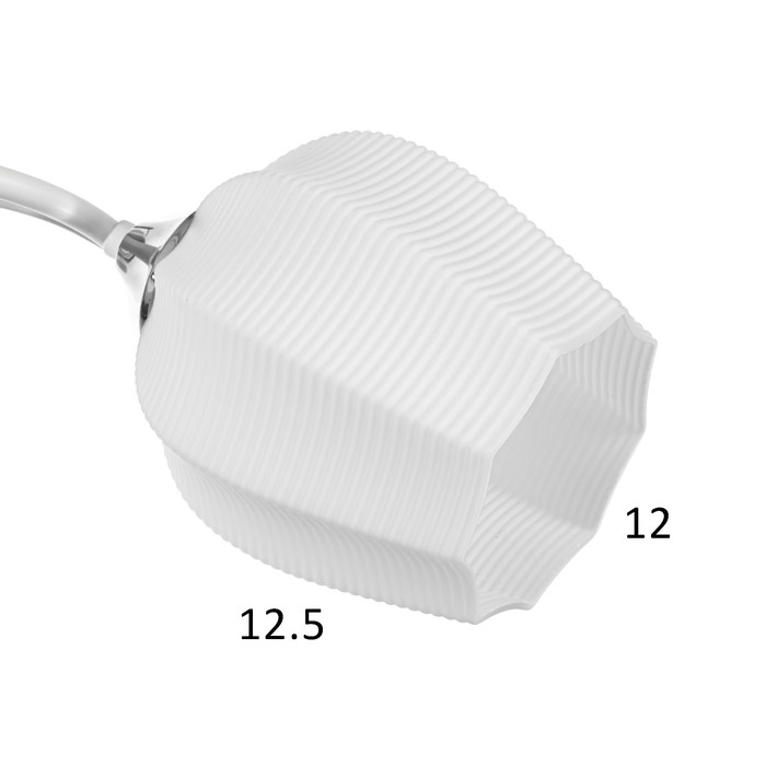 Люстра Люстра "Зарина" 3хЕ27 40Вт белый 54х54х24см BayerLux