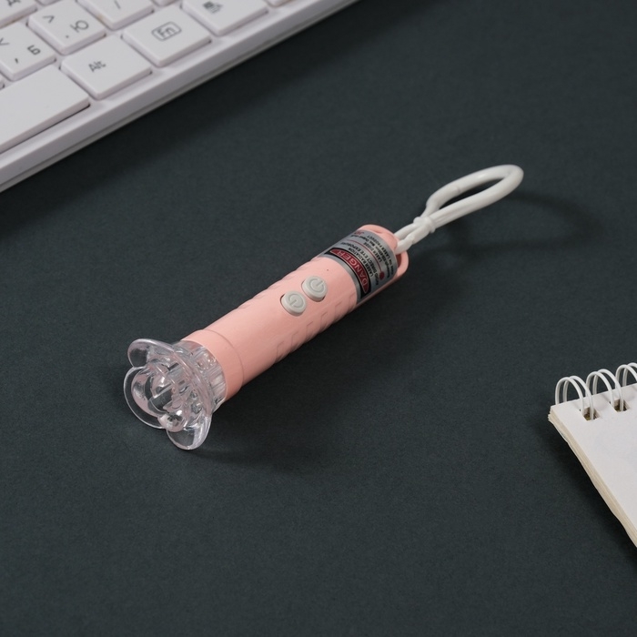 Указка лазерная+фонарик Указка лазерная+фонарик "Розовая" 3 режима светит, мигает, лазер LR44х3 шт 3х3х9 см