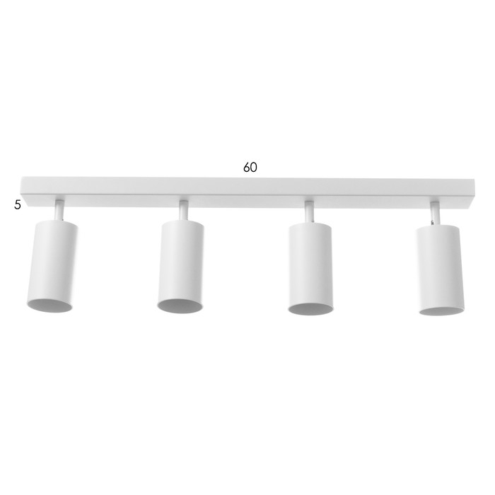 Спот Спот "Этнес" 4хGU10 белый 62х6,5х16,5 см