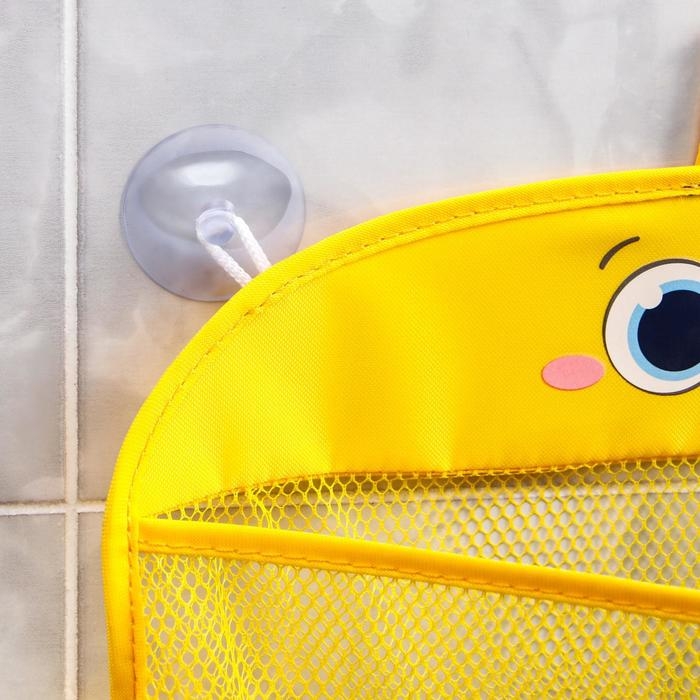 Сетка для хранения игрушек на присосках «Утёнок» Сетка для хранения игрушек на присосках «Утёнок»