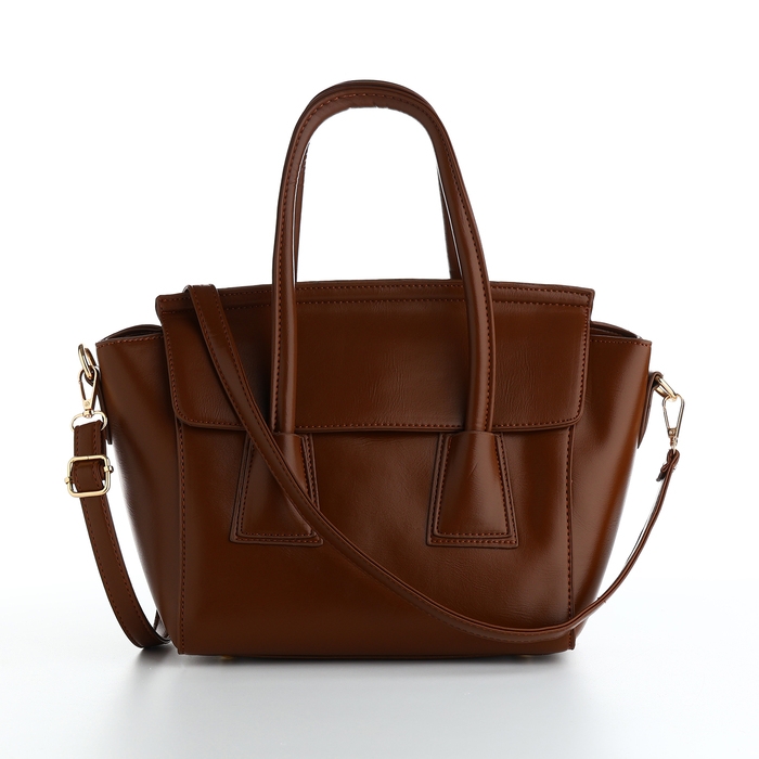 Сумка женская на молнии, цвет коричневый Сумка женская на молнии, цвет коричневый