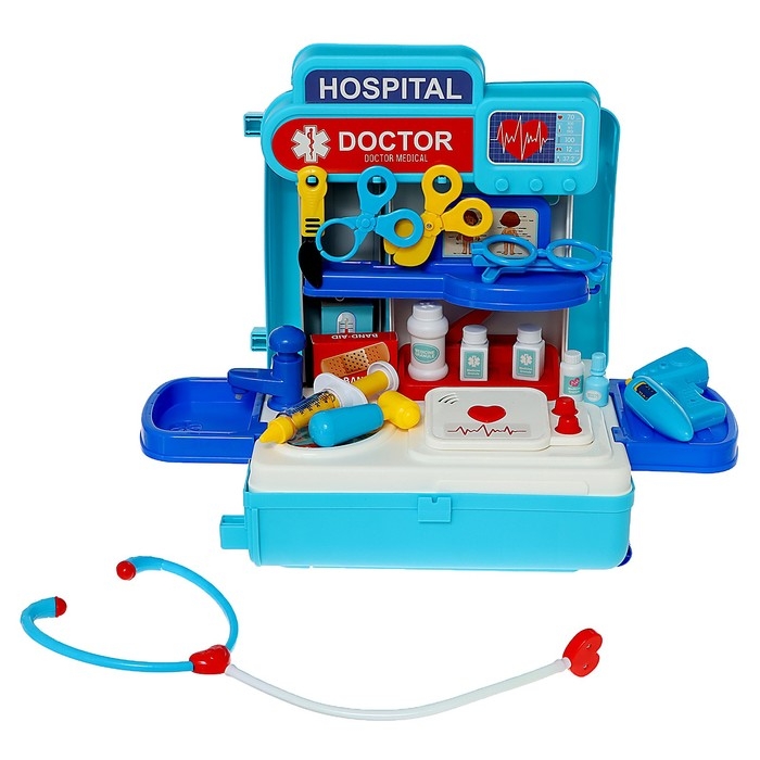 Игровой набор «Доктор» в чемоданчике, с аксессуарами Игровой набор «Доктор» в чемоданчике, с аксессуарами