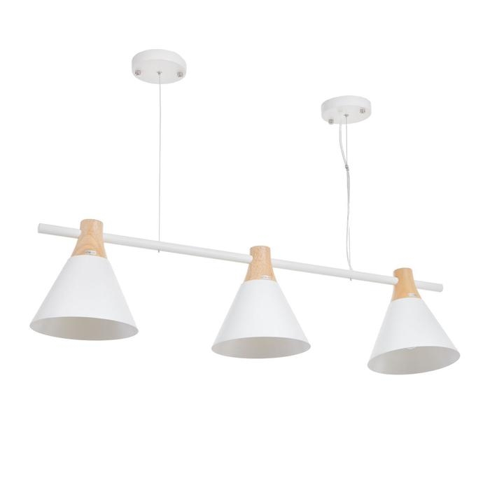 Люстра 1066/3WT E27 60Вт белый 90х20х90 см BayerLux