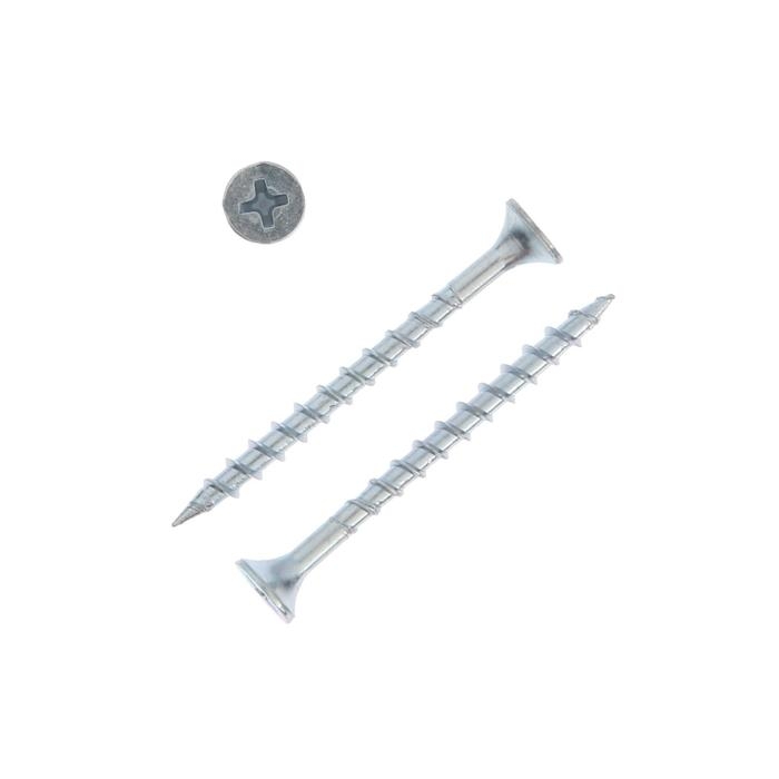 Саморез 3,5х45, потай, крупная резьба,шлиц PH, белый цинк, 12 кг Саморез 3,5х45, потай, крупная резьба,шлиц PH, белый цинк, 12 кг