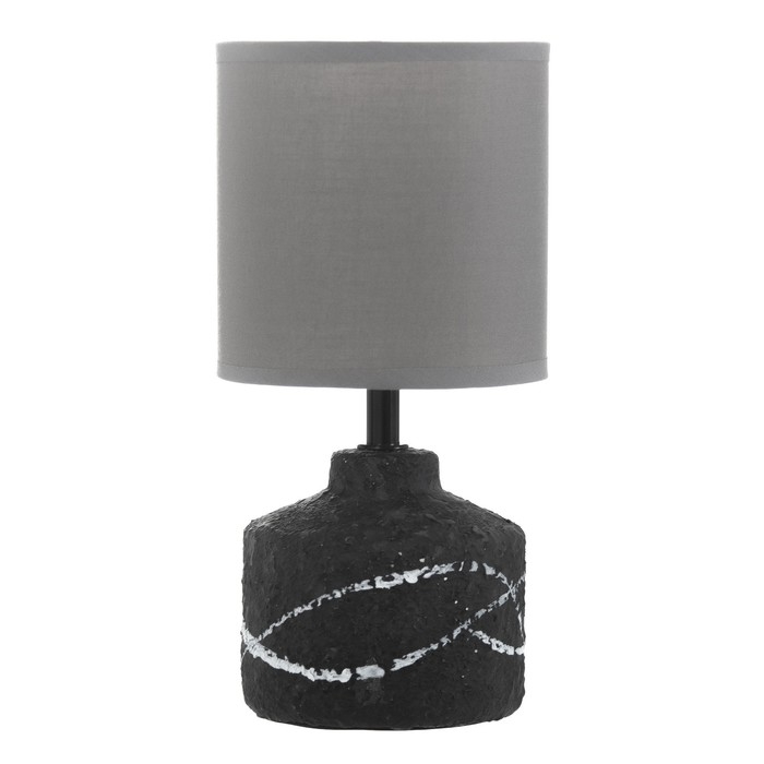 Настольная лампа Настольная лампа "Аста" Е14 40Вт серый 12х12х26 см RISALUX