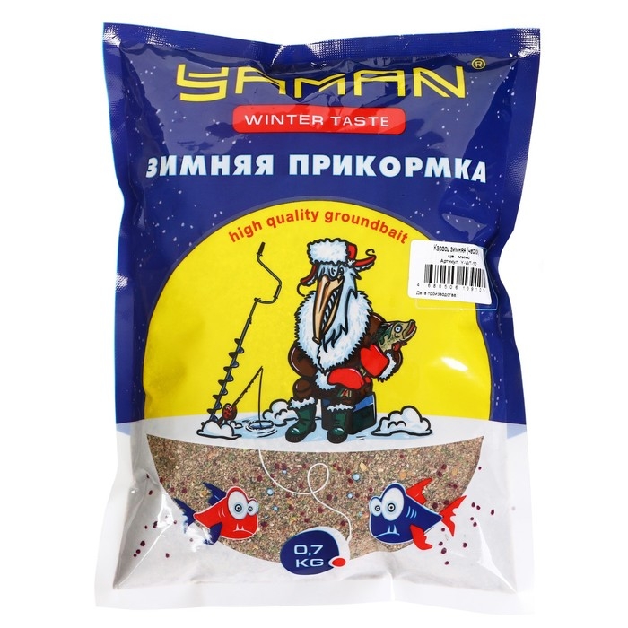 Прикормка Yaman Winter Taste Карась зимняя, чеснок, МИКС, 700 г Прикормка Yaman Winter Taste Карась зимняя, чеснок, МИКС, 700 г