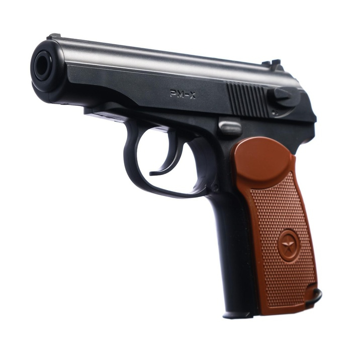 Набор с пневматическим пистолетом  Набор с пневматическим пистолетом "Возвращение легенды" баллончик 10 шт, шарики 500 шт