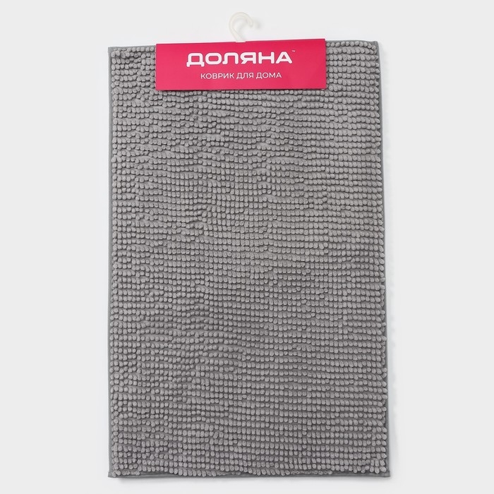 Коврик для дома Доляна «Букли», 50×80 см, цвет светло-серый Коврик для дома Доляна «Букли», 50×80 см, цвет светло-серый