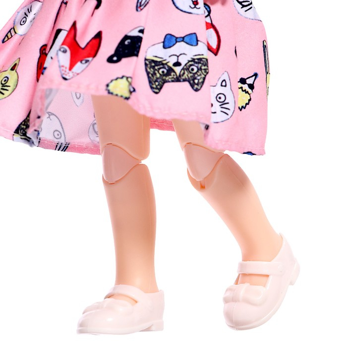 Кукла шарнирная «Ия» в платье Кукла шарнирная «Ия» в платье