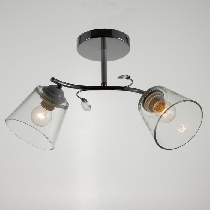 Люстра Люстра "Аиша" 2хЕ27 40Вт хром 45х26х27 см BayerLux