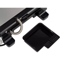 Электрогриль HYG-5047 2200Вт серебристый