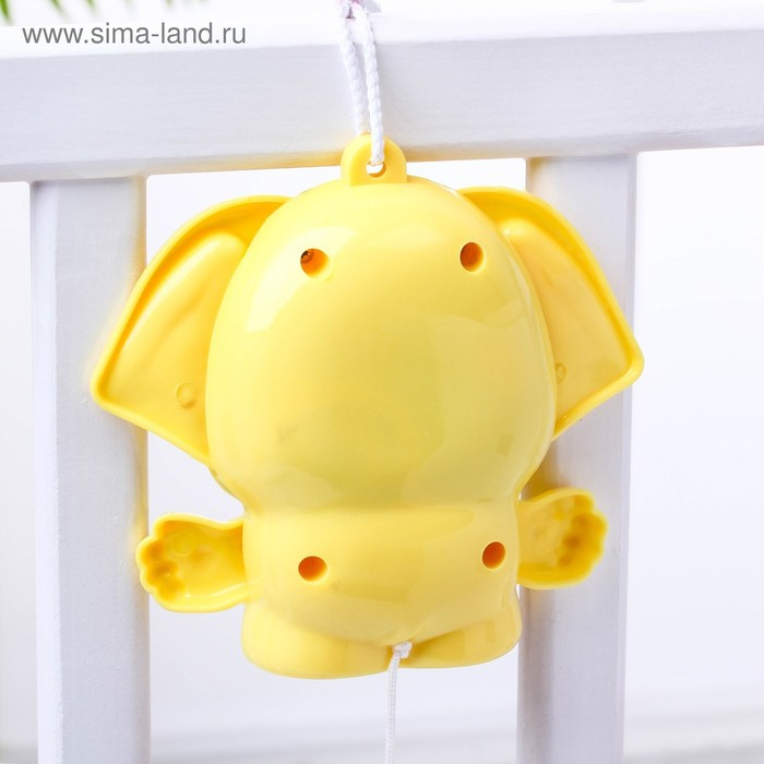 Подвеска музыкальная «Слоник», заводная, на кроватку, коляску, цвет МИКС, Крошка Я Подвеска музыкальная «Слоник», заводная, на кроватку, коляску, цвет МИКС, Крошка Я