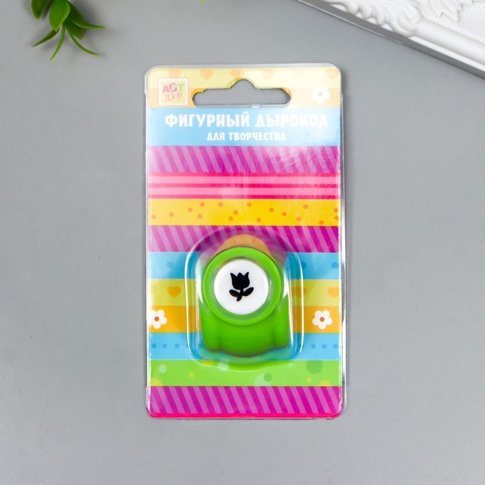 Дырокол фигурный Дырокол фигурный "Тюльпан" d=1 см 3х2,5х3 см МИКС