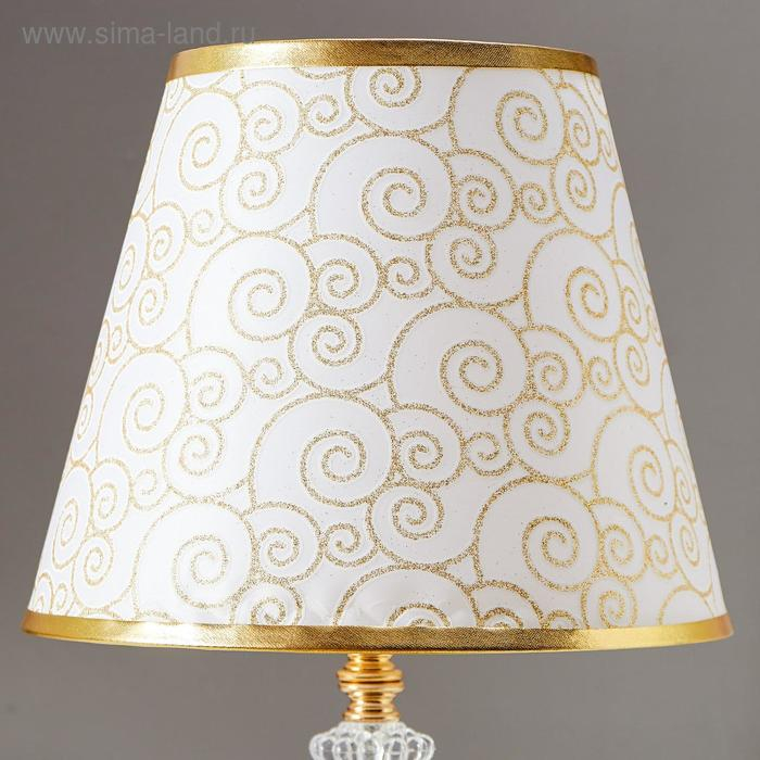 Лампа настольная Лампа настольная "Арабис" E27 40W низ с подсветкой 22,5х22,5х33,5 см RISALUX