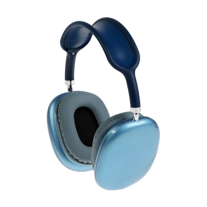 Наушники беспроводные P9, полноразмерные, BT 5.0, микрофон, Jack 3.5 мм, 150 мАч, синие Наушники беспроводные P9, полноразмерные, BT 5.0, микрофон, Jack 3.5 мм, 150 мАч, синие