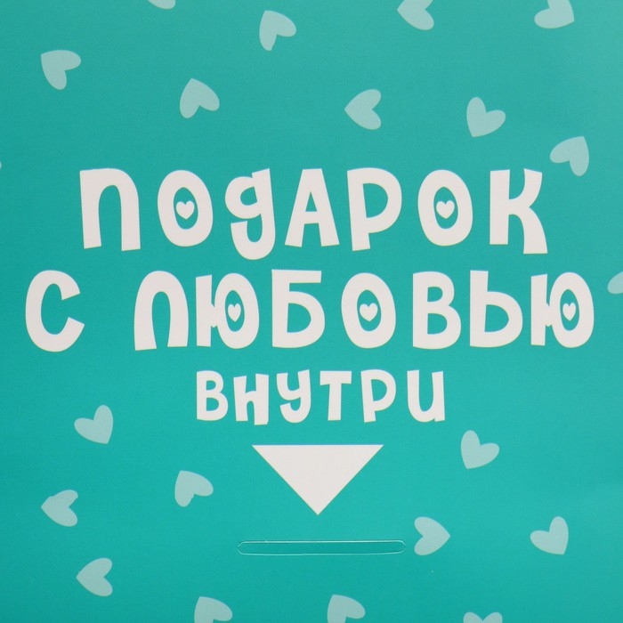 Пакет подарочный с формовым клапаном, упаковка, &laquo;Желаю счастья&raquo;, 23 х 27 х 11.5 см