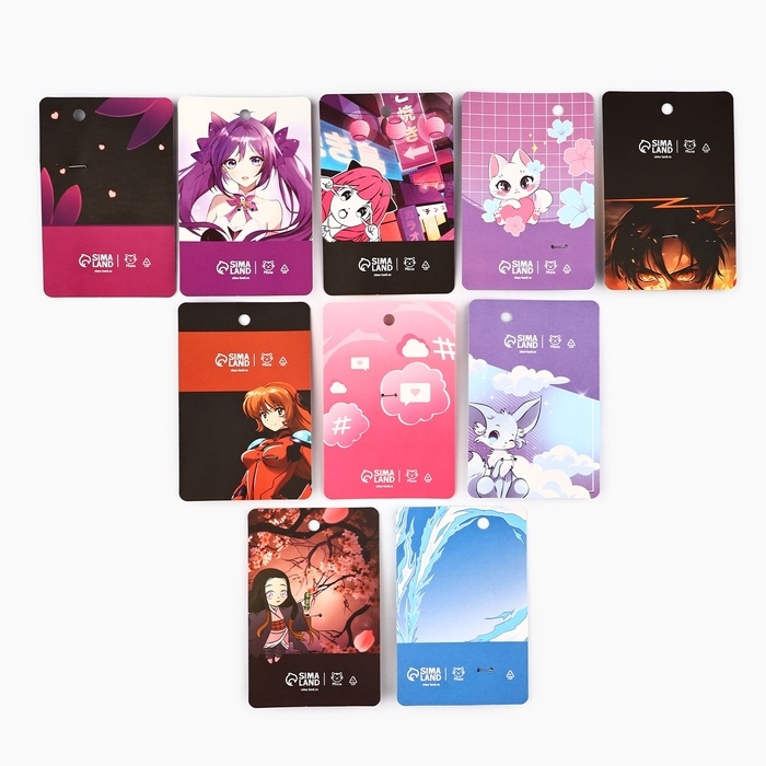 Значки деревянные «Аниме» в шоубоксе, 20 шт Значки деревянные «Аниме» в шоубоксе, 20 шт