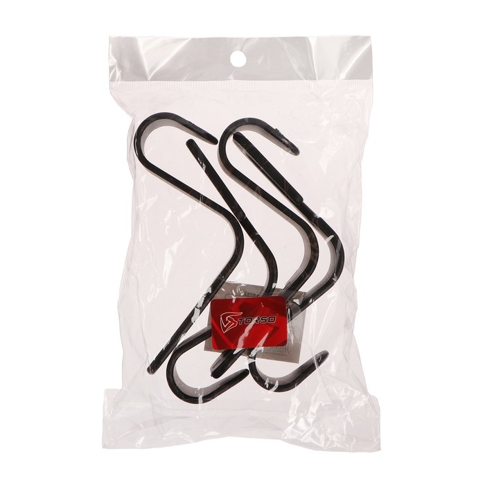 Крючок TORSO на подголовник, набор 4 шт, черный Крючок TORSO на подголовник, набор 4 шт, черный