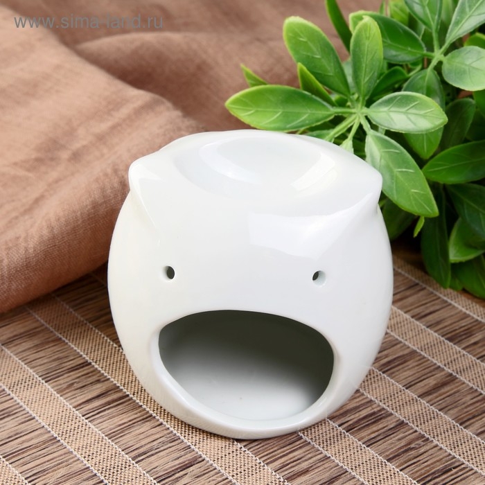 Аромалампа керамика Аромалампа керамика "Пузатый совёнок" 7,7х8,5х8 см