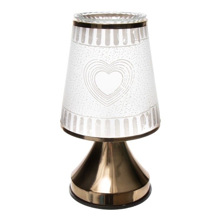 Аромасветильник сенсорный Аромасветильник сенсорный "Сердце" G9 40Вт золото 13х13х23 см RISALUX