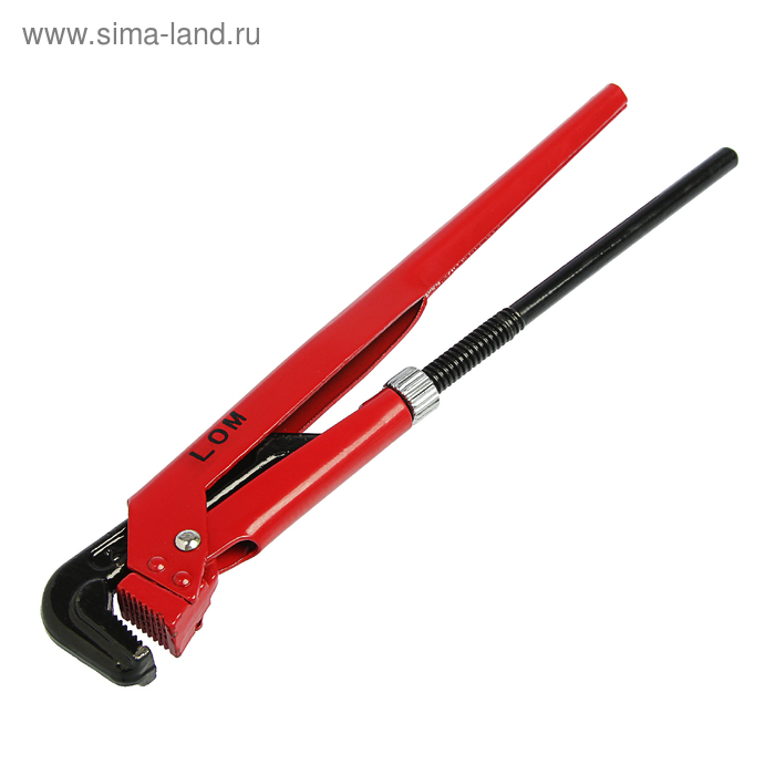 Ключ трубный рычажный ЛОМ, плоский зажим 90°, раскрытие до 40 мм, 2 Ключ трубный рычажный ЛОМ, плоский зажим 90°, раскрытие до 40 мм, 2"