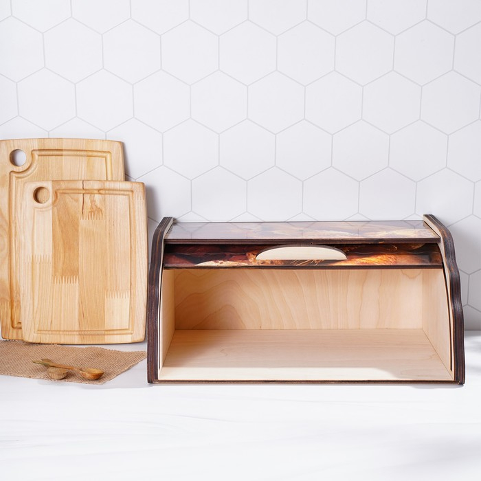 Хлебница деревянная Доляна «Ржаное поле», 38,3×28×17,3 см Хлебница деревянная Доляна «Ржаное поле», 38,3×28×17,3 см