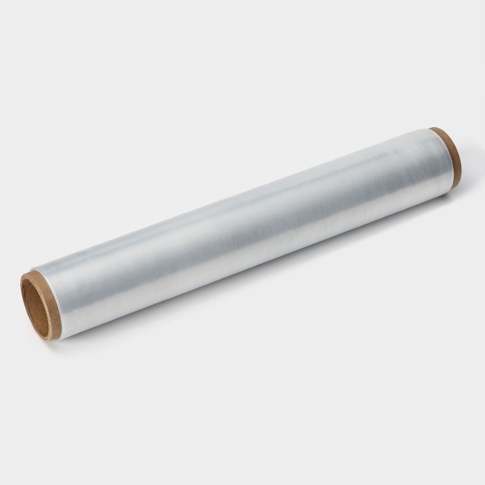 Плёнка пищевая Доляна, 30 см × 100 м, 8 мкм, цвет белый Плёнка пищевая Доляна, 30 см × 100 м, 8 мкм, цвет белый